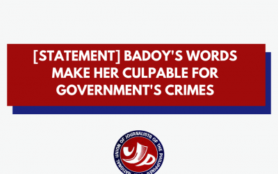 [Statement] Badoy’s words make her culpable for government’s crimes