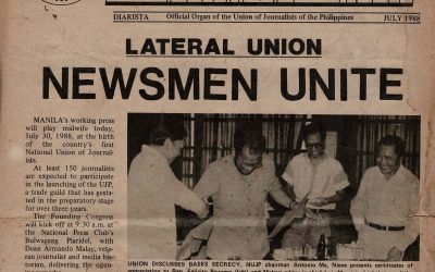 [Statement] 33 years later, solidarity for press freedom and for media workers still needed