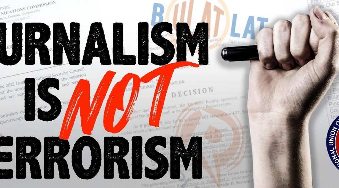 Journalism is not terrorism!
