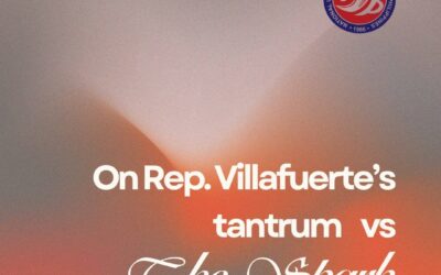 STATEMENT | On Rep. Villafuerte’s tantrum vs The Spark