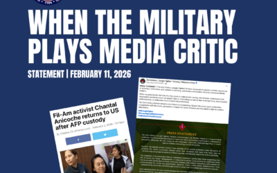 Statement: When the Military Plays Media Critic
