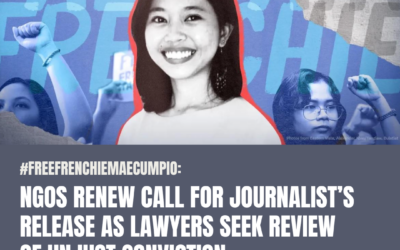 #FreeFrenchieMaeCumpio: NGOs renew call for journalist’s release as lawyers seek review of unjust conviction