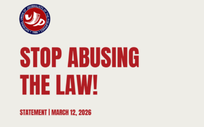 Statement: Stop Abusing the Law!