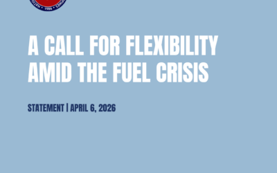 Statement: A CALL FOR FLEXIBILITY AMID THE FUEL CRISIS