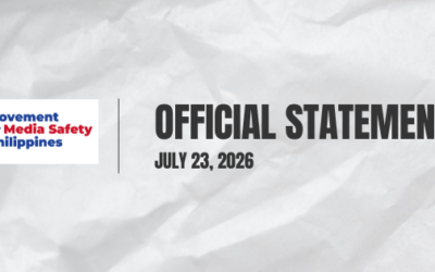 GETTING THE SOLUTION RIGHT: A statement of Philippine media organizations and journalists on the pending anti-disinformation bills
